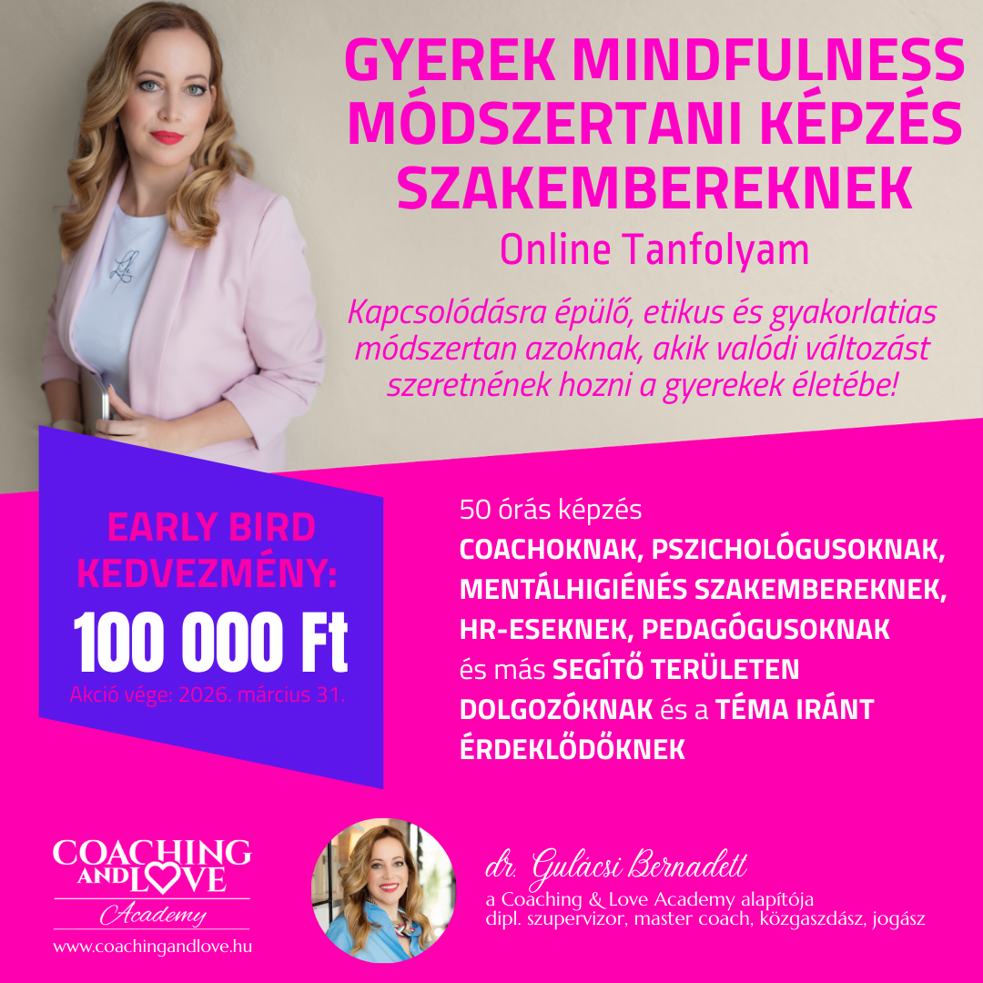 Gyerek Mindfulness Módszertani Képzés Szakembereknek Online Tanfolyam